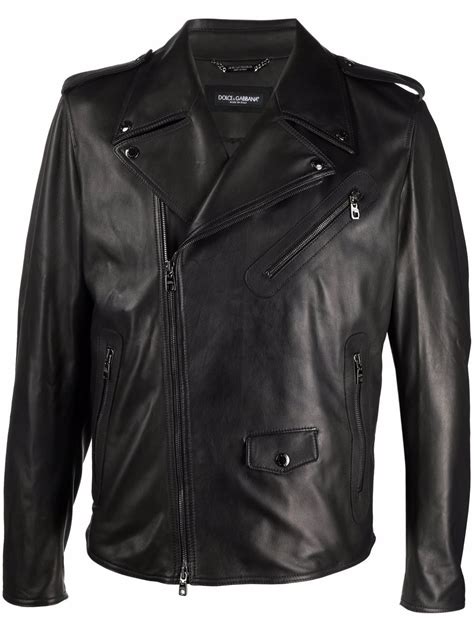 dolce and gabbana leather jacket replica|farfetch Dolce & Gabbana jacket.